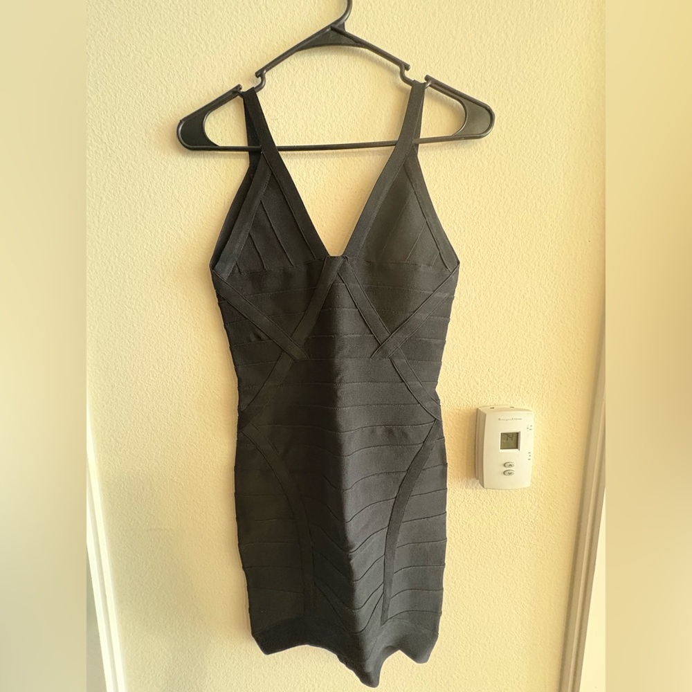 Black Bandage Bodycon Mini Dress